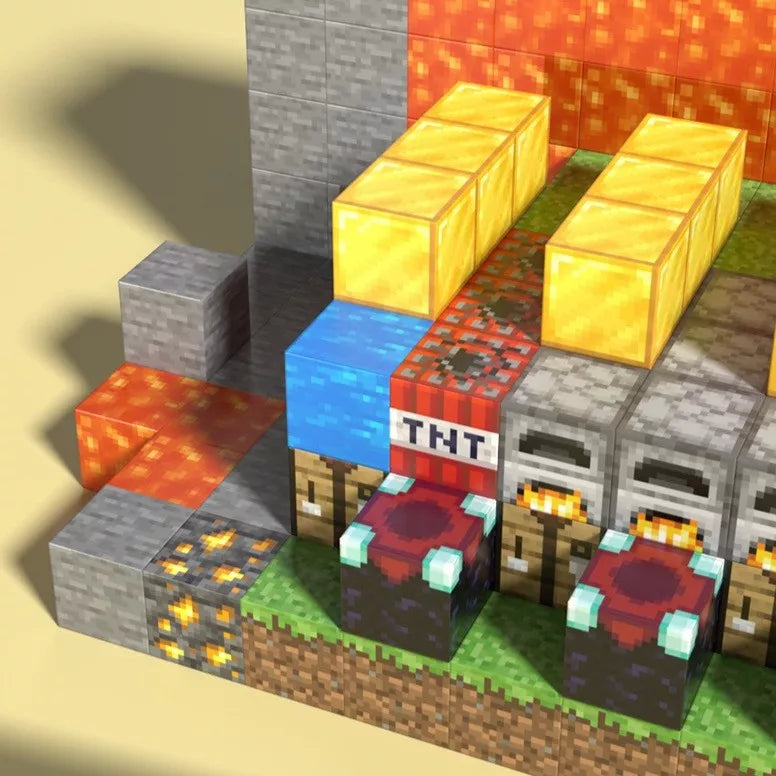 Magnetische Lego Minecraft-Beutel