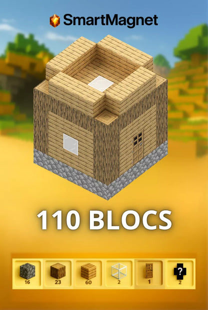 Magnetische SmartMagnet-Bausteine + Gratis-Figuren