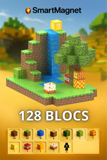 Magnetische SmartMagnet-Bausteine + Gratis-Figuren